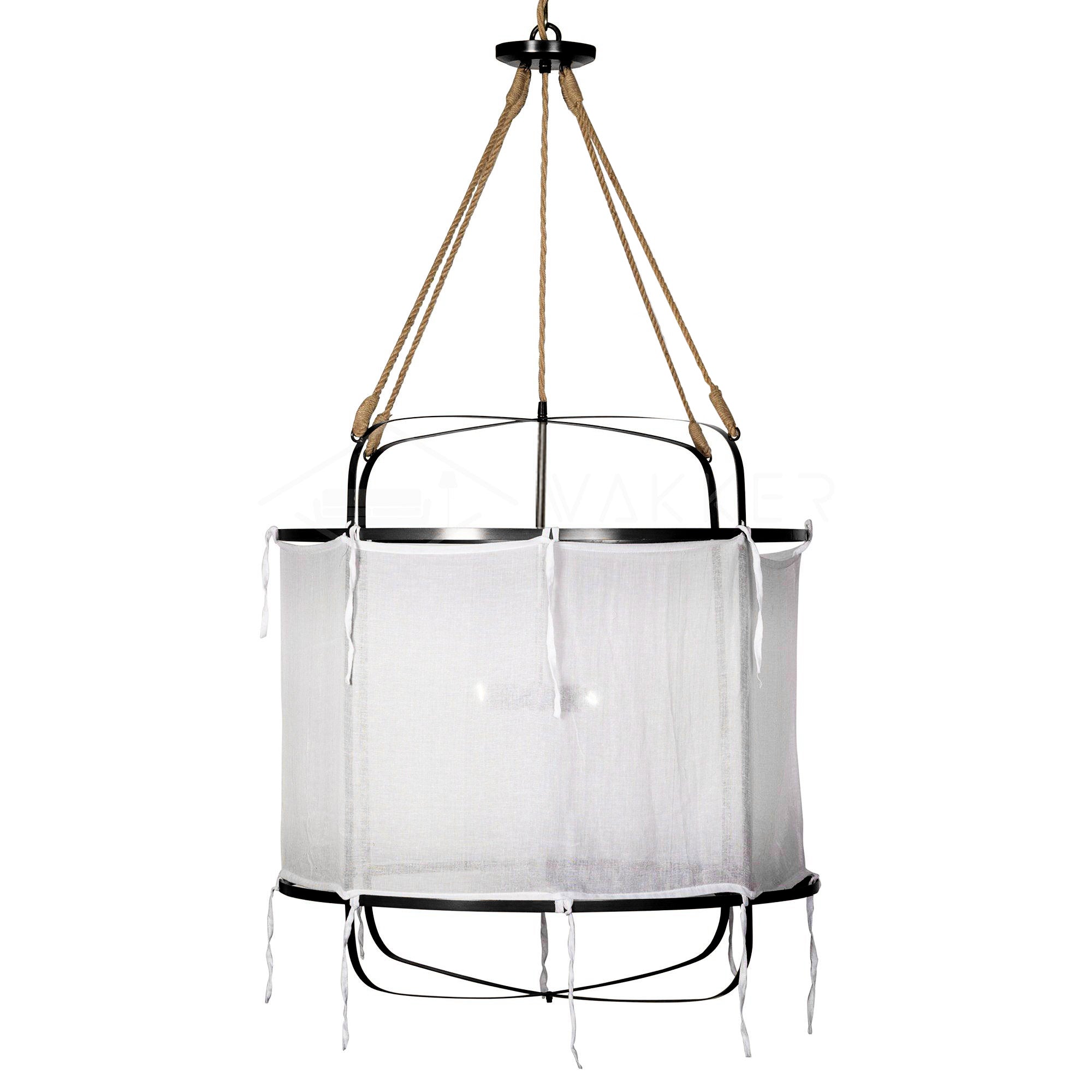 Arixy Fabric Bohemian Pendant Light-Neutral Decor