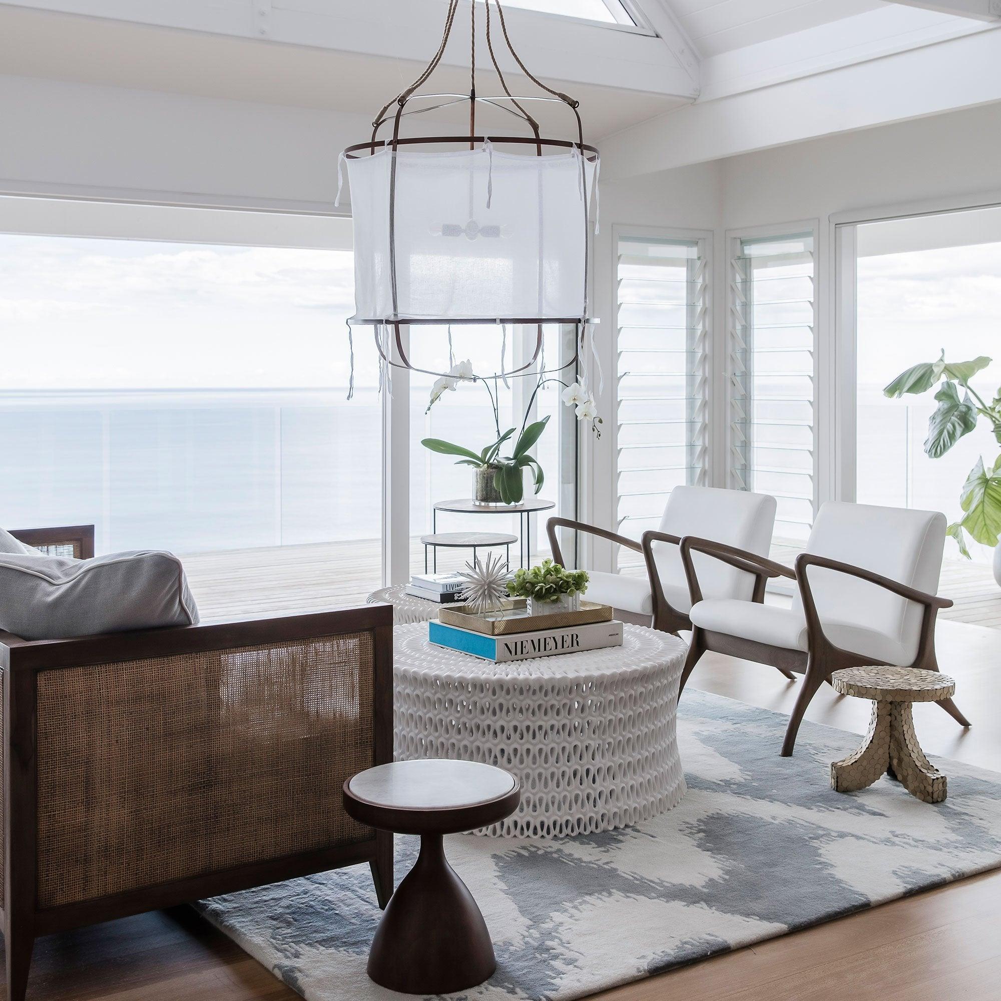Arixy Fabric Bohemian Pendant Light-Neutral Decor
