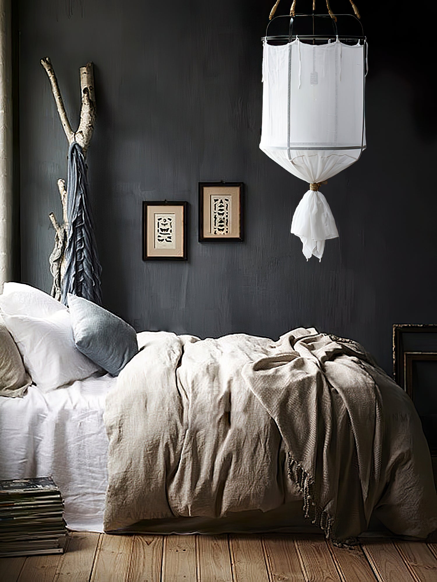 Arixy Fabric Bohemian Pendant Light-Neutral Decor