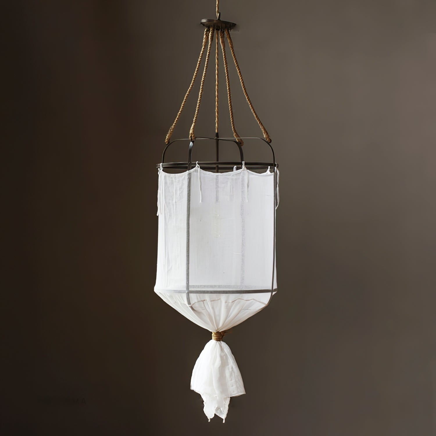 Arixy Fabric Bohemian Pendant Light-Neutral Decor