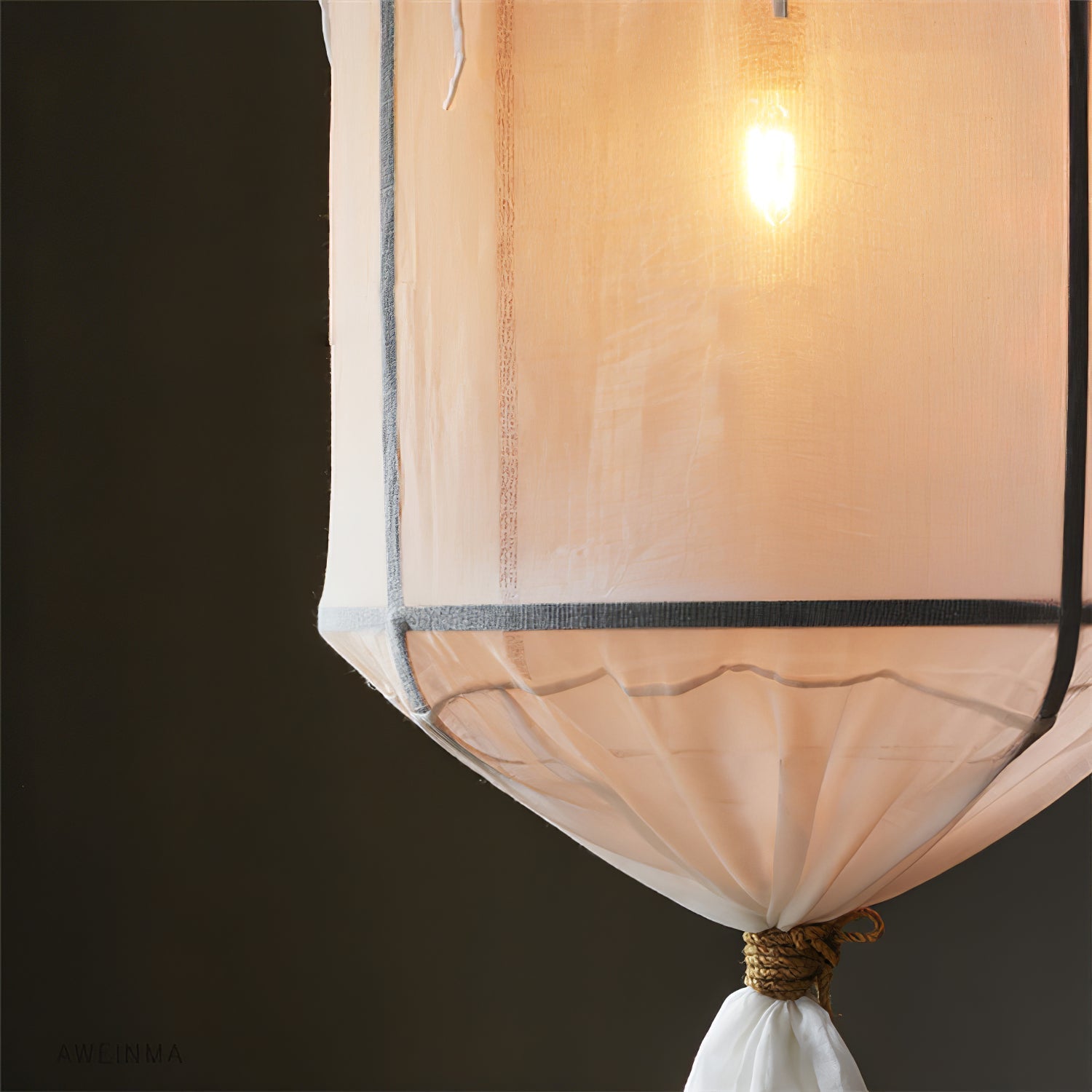 Arixy Fabric Bohemian Pendant Light-Neutral Decor