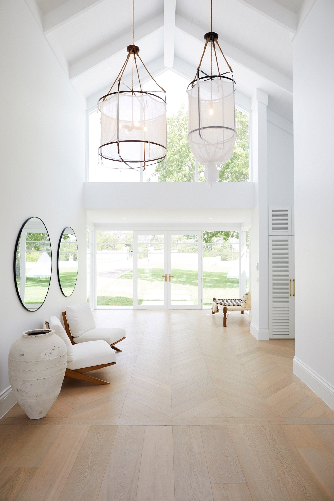Arixy Fabric Bohemian Pendant Light-Neutral Decor