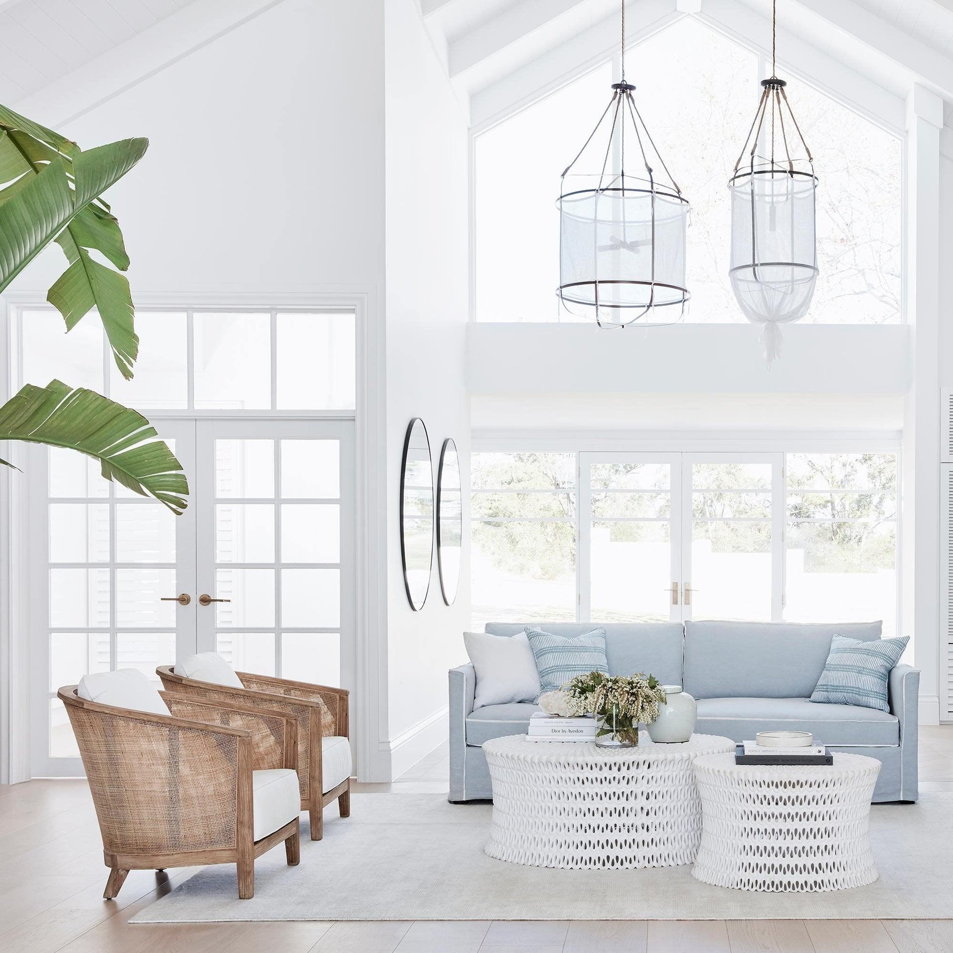 Arixy Fabric Bohemian Pendant Light-Neutral Decor