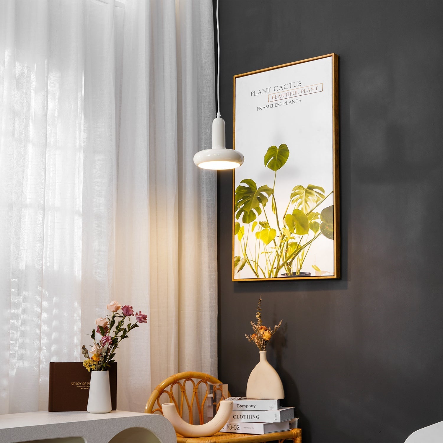 Lunaren Cozy Classic Pendant Light-Neutral Decor