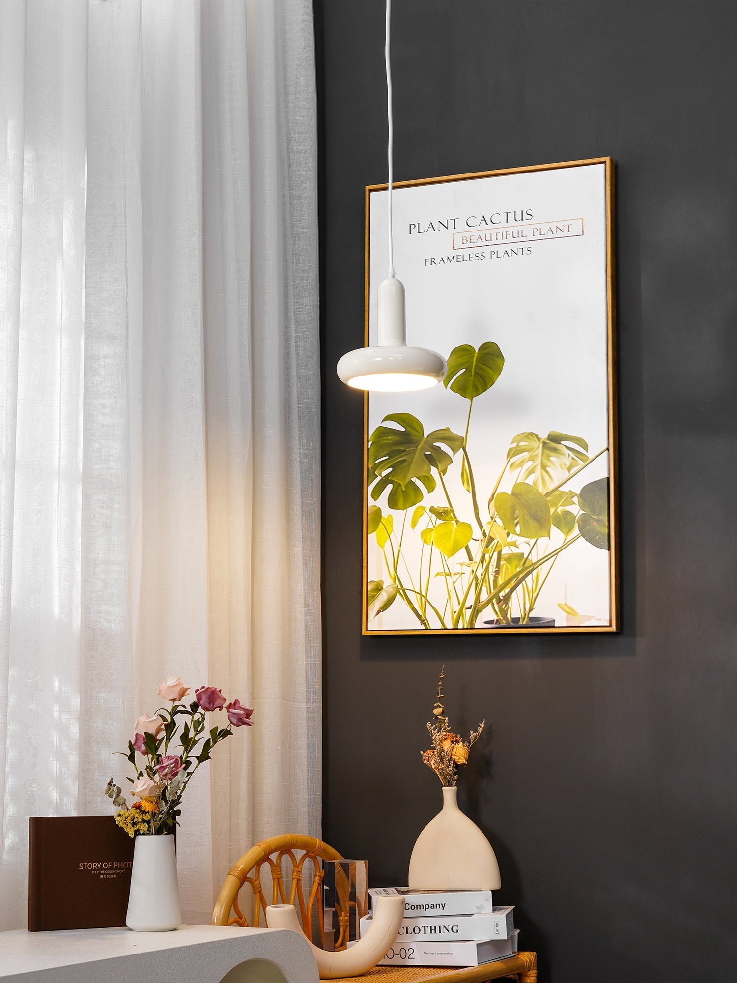 Lunaren Cozy Classic Pendant Light-Neutral Decor