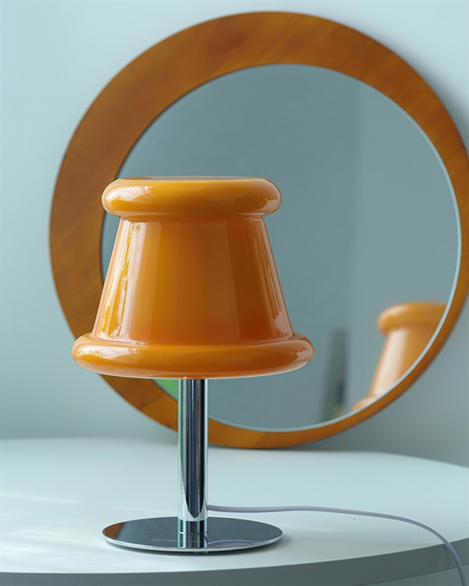 Amber Table Lamp
