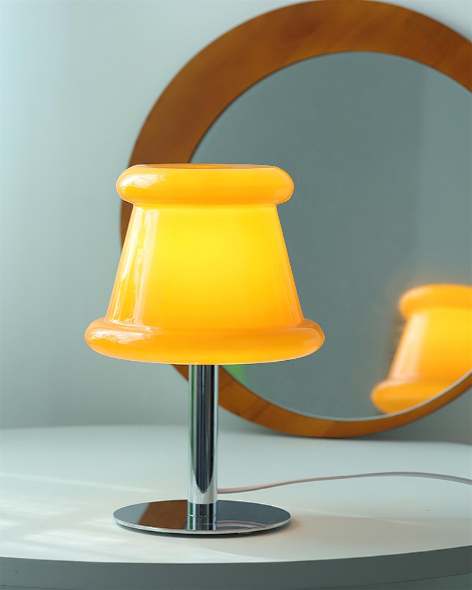 Amber Table Lamp