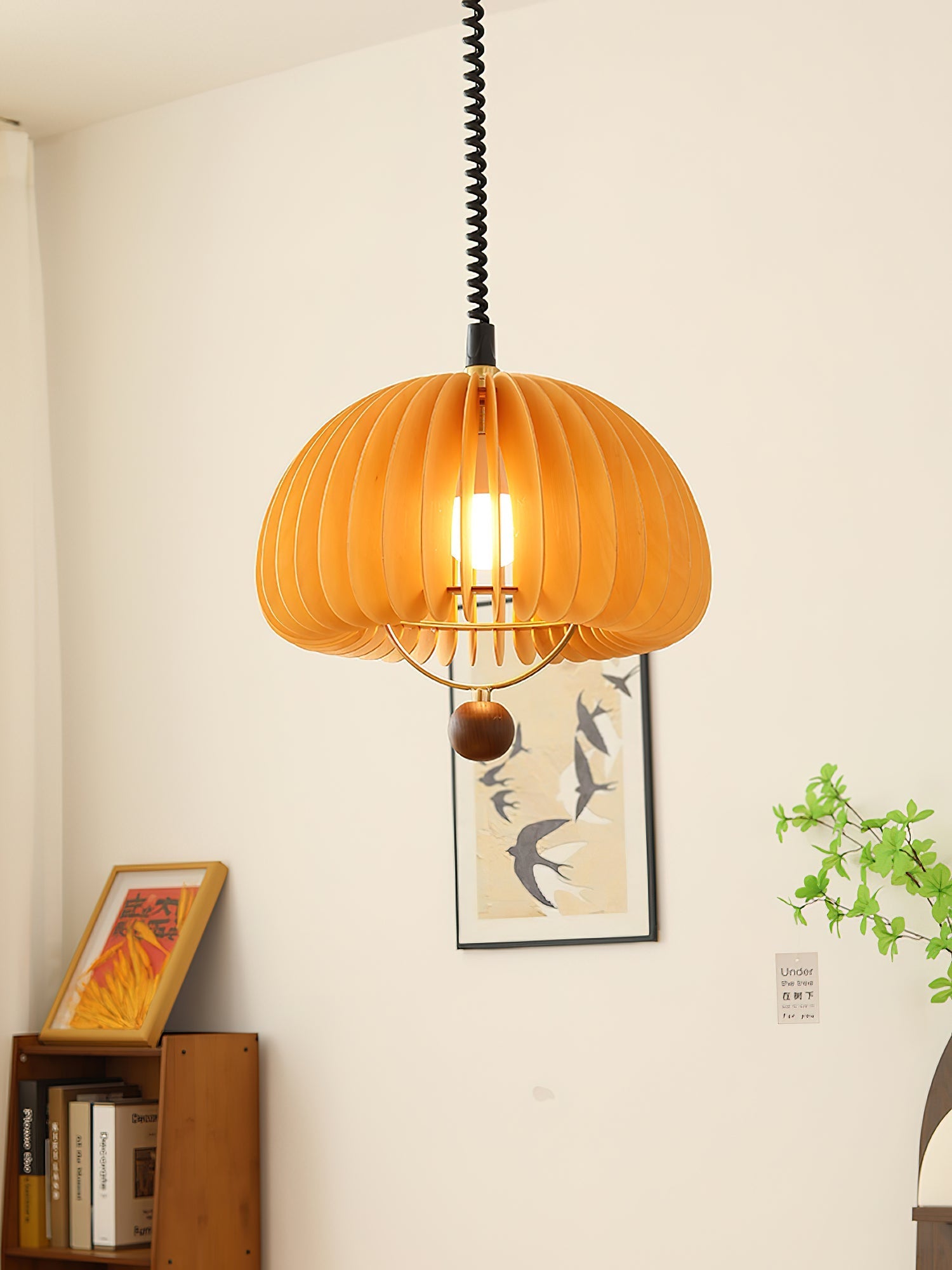 Fisher Modern Wood Pendant Light-Neutral Decor