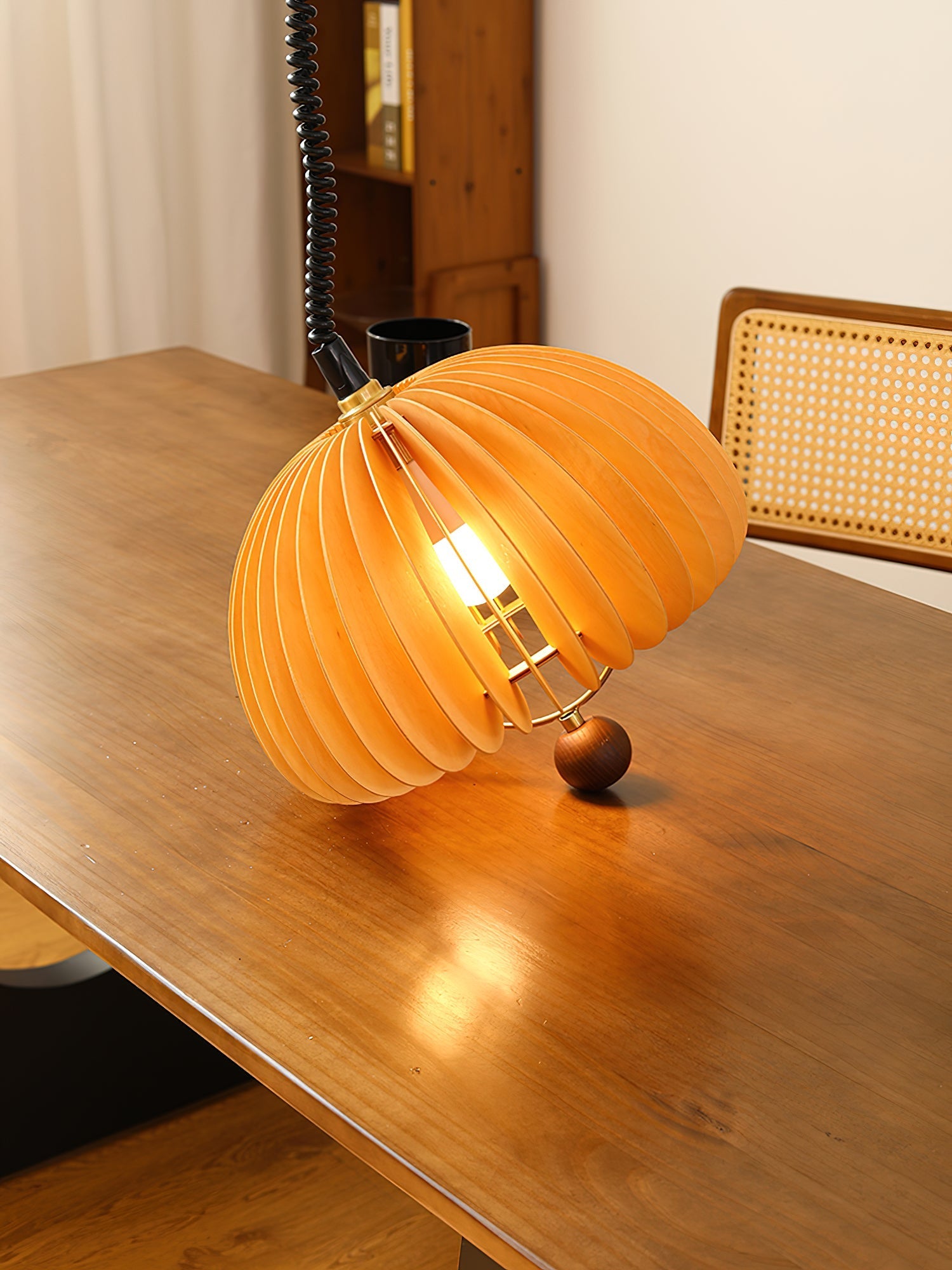 Fisher Modern Wood Pendant Light-Neutral Decor