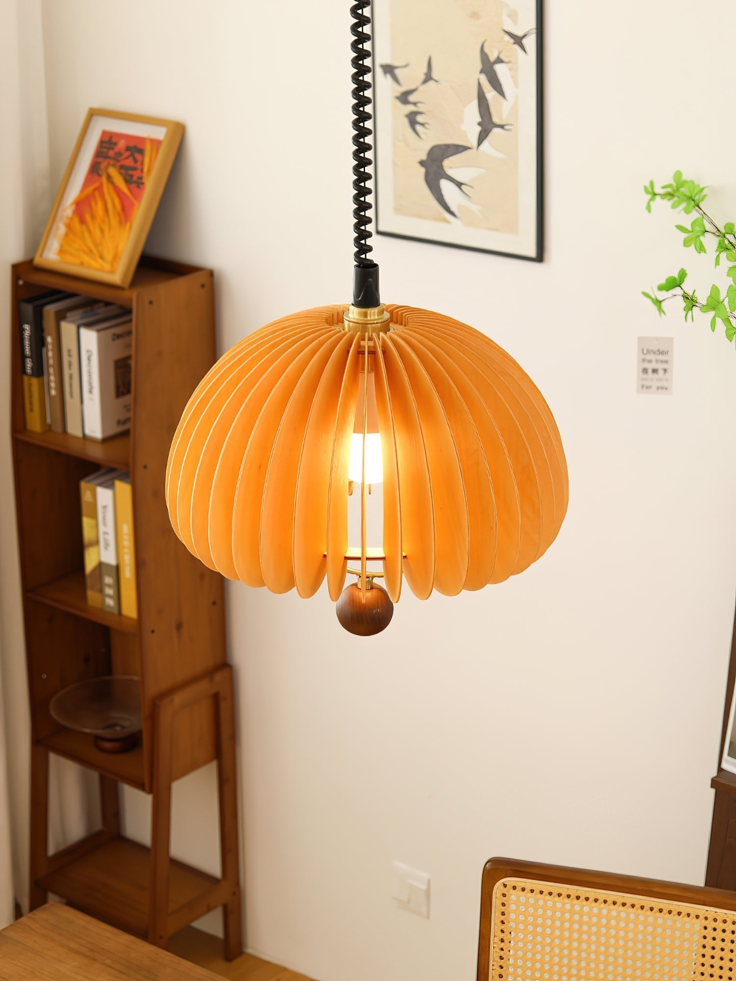 Fisher Modern Wood Pendant Light-Neutral Decor
