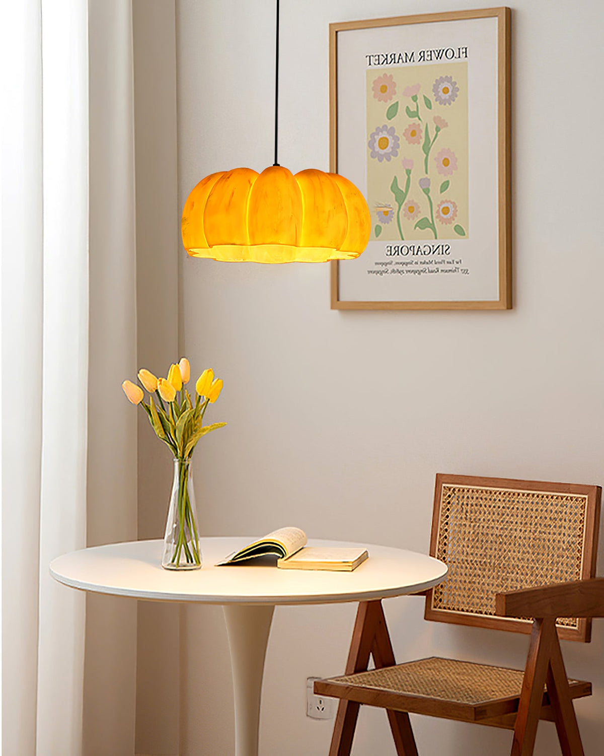 Pumpkin Pendant Lamp