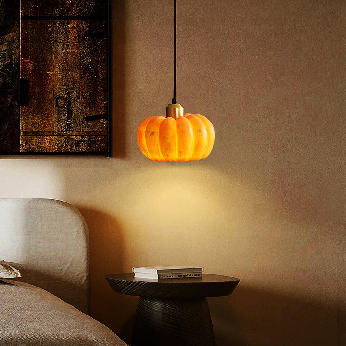 Pumpkin Pendant Lamp