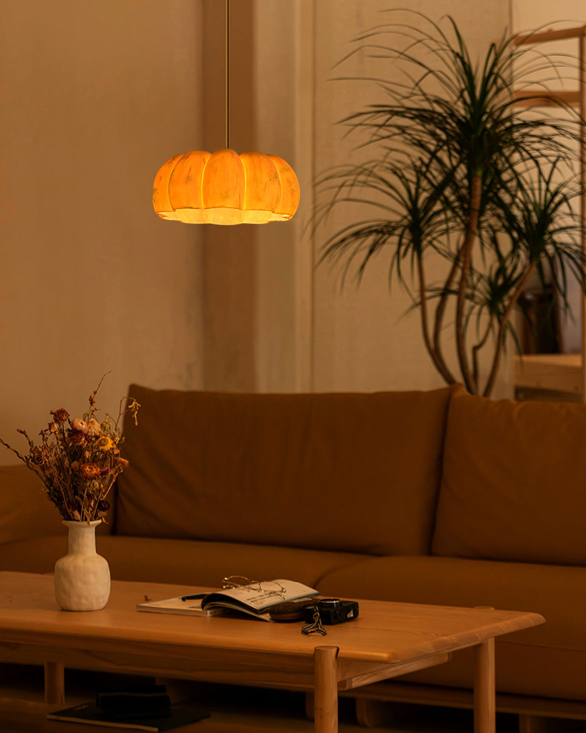 Pumpkin Pendant Lamp