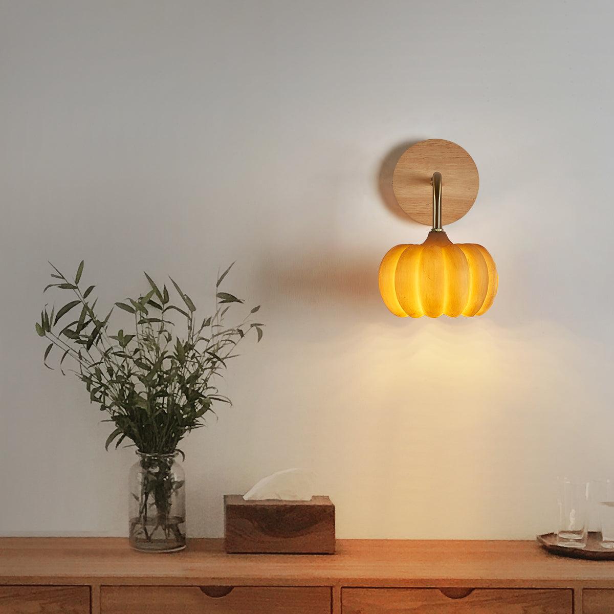 Vilorel Individual Creativity Pumpkin Wall Light-Neutral Decor