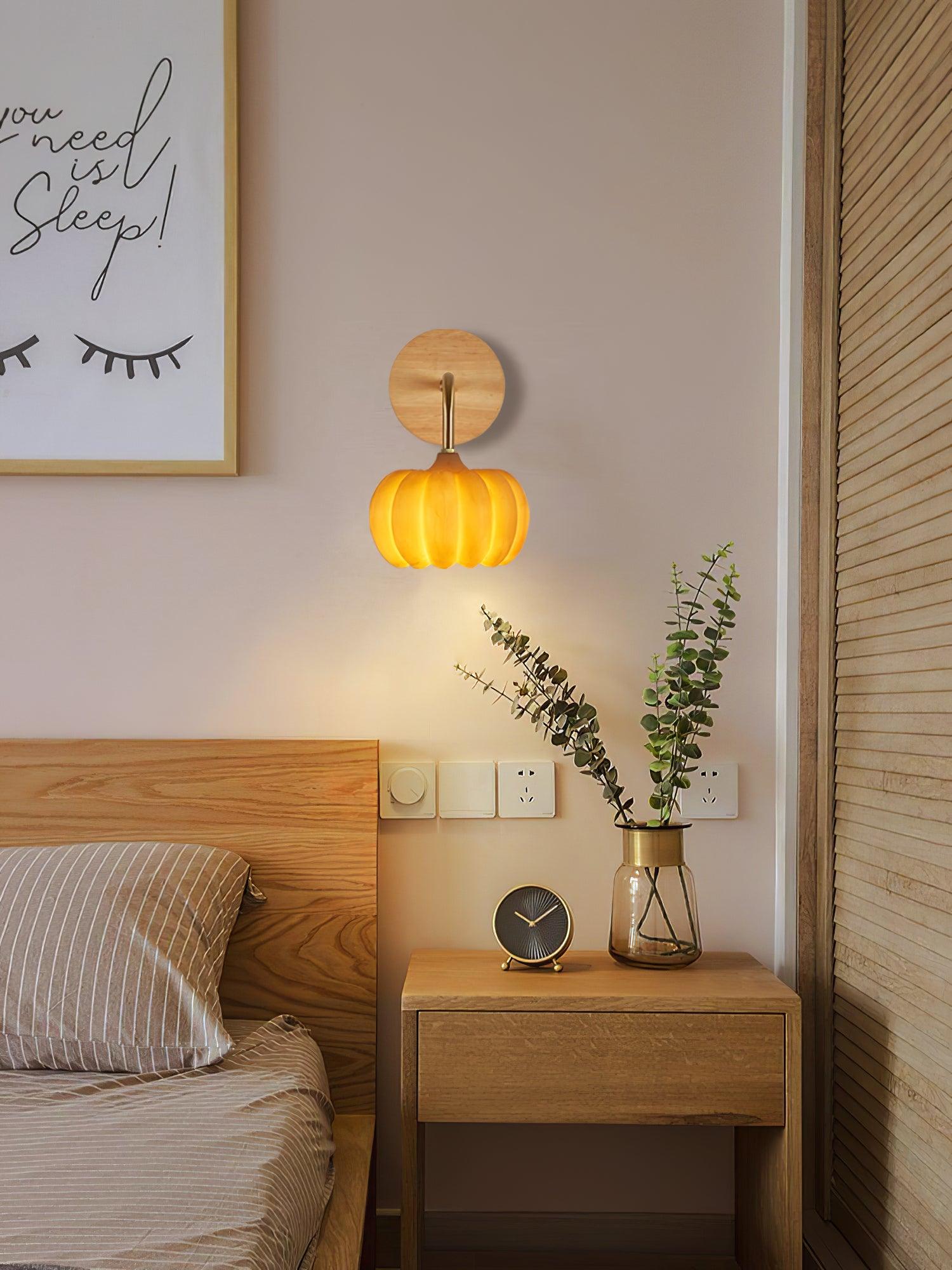 Vilorel Individual Creativity Pumpkin Wall Light-Neutral Decor