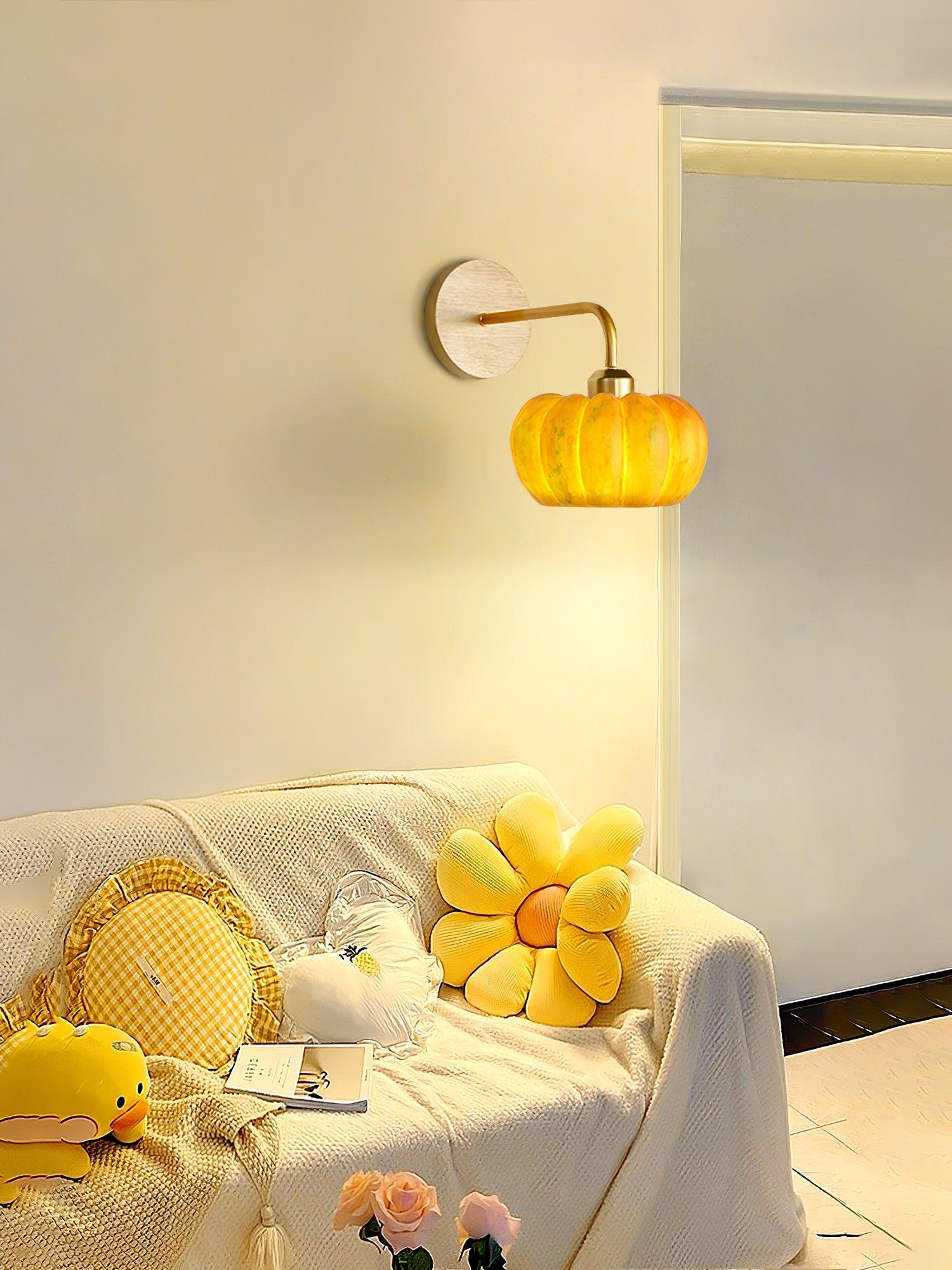 Vilorel Individual Creativity Pumpkin Wall Light-Neutral Decor