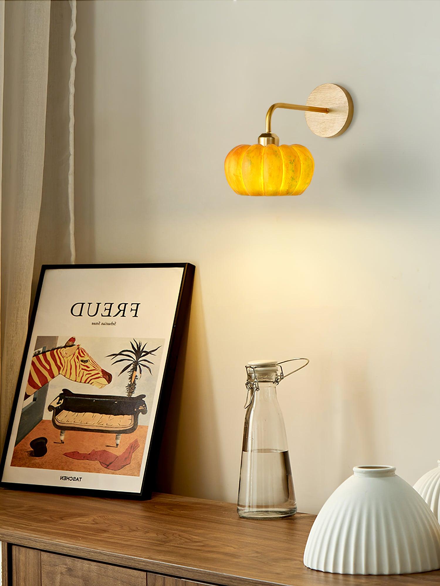 Vilorel Individual Creativity Pumpkin Wall Light-Neutral Decor