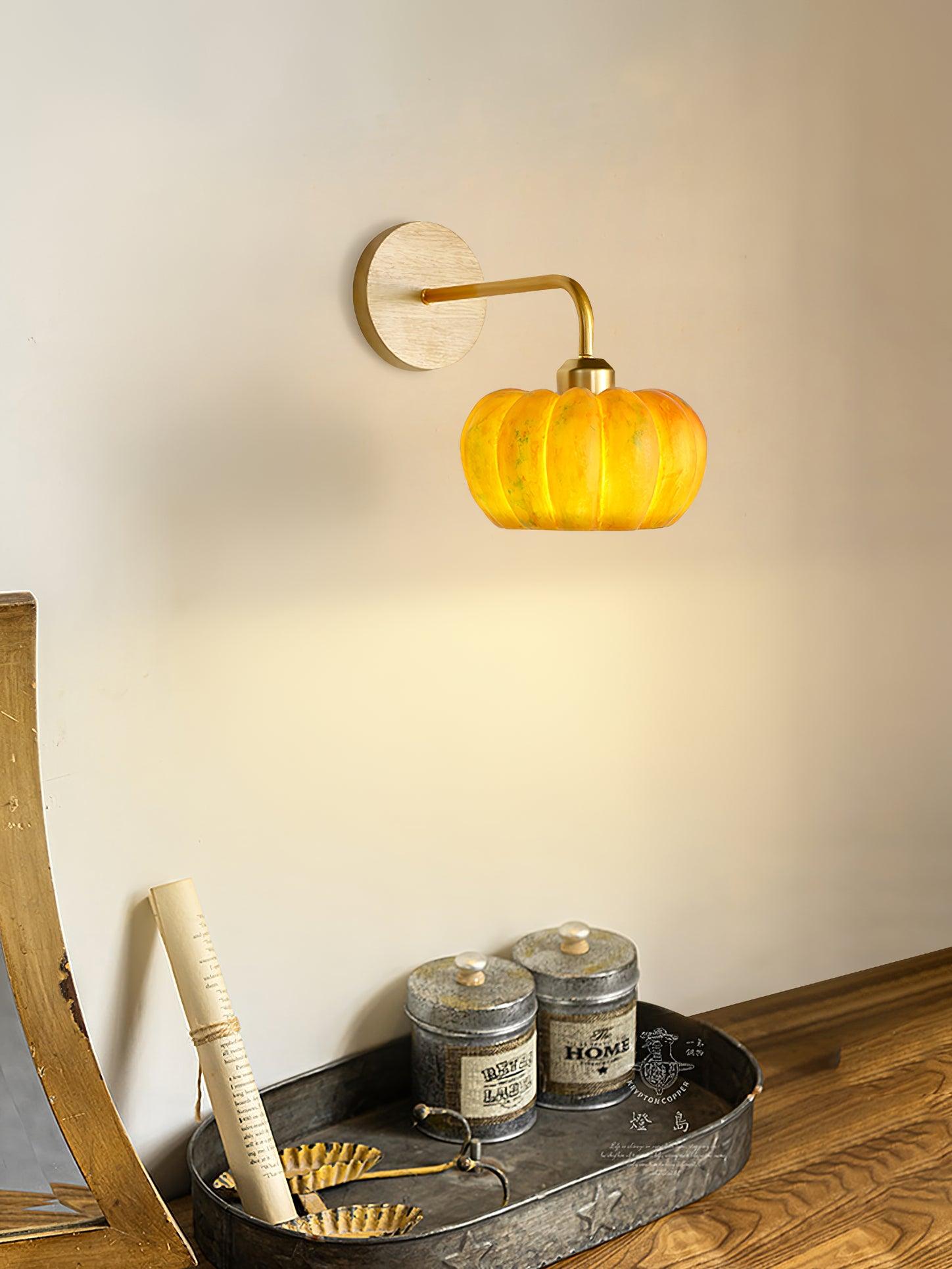 Vilorel Individual Creativity Pumpkin Wall Light-Neutral Decor