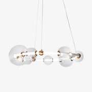 Cera Chandelier Bubble Clear Ring Contemporary Minimalist-Neutral Decor