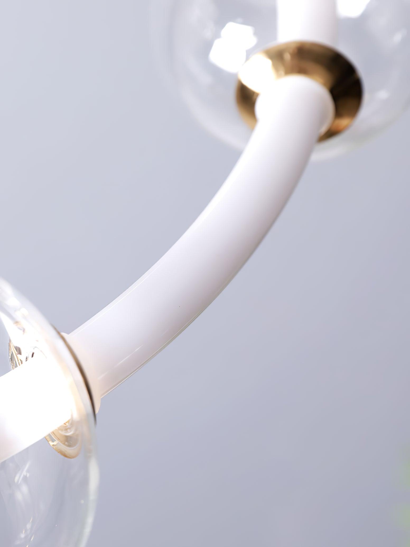 Cera Chandelier Bubble Clear Ring Contemporary Minimalist-Neutral Decor