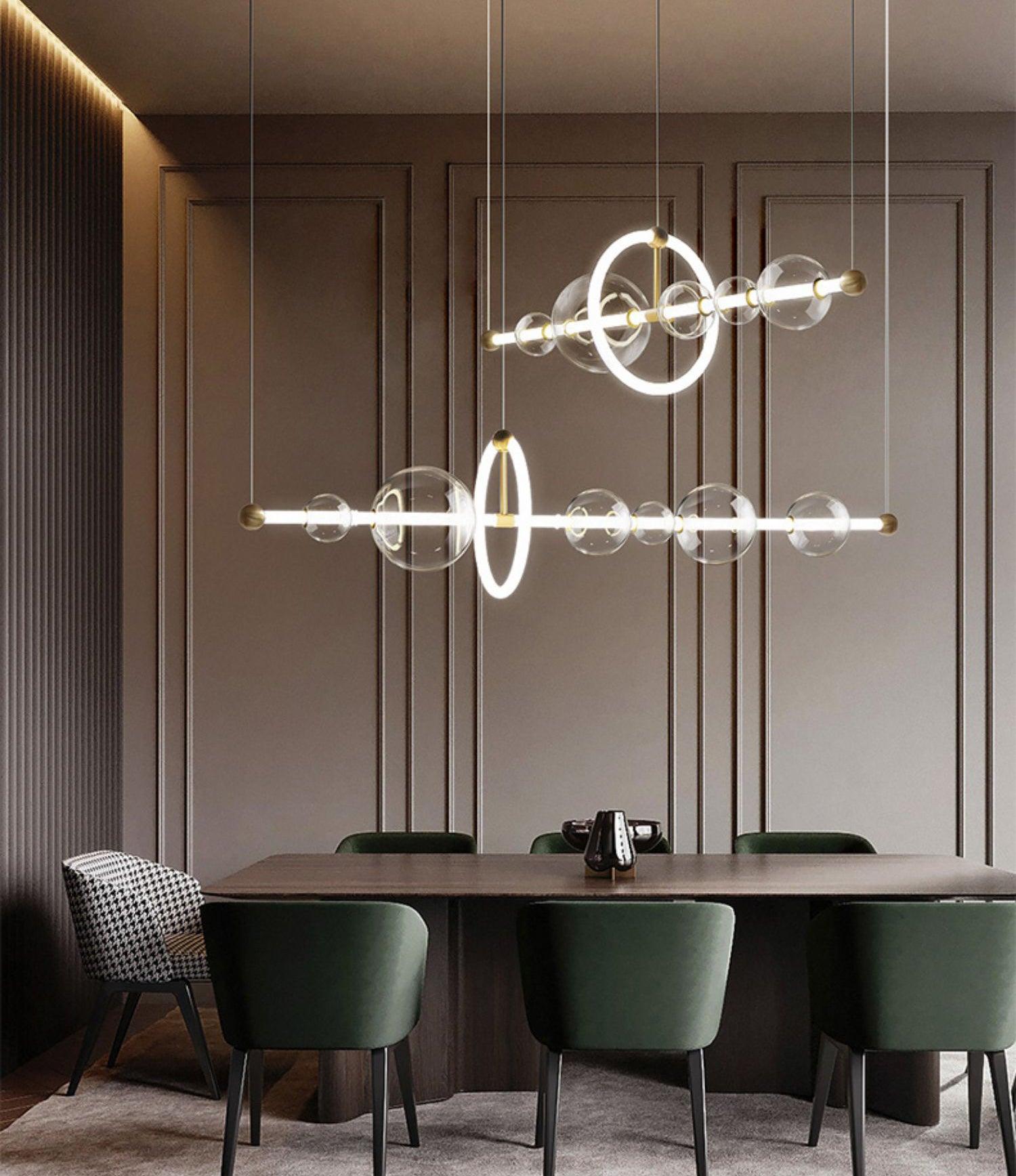 Mirele Acrylic Artistic Pendant Light-Neutral Decor