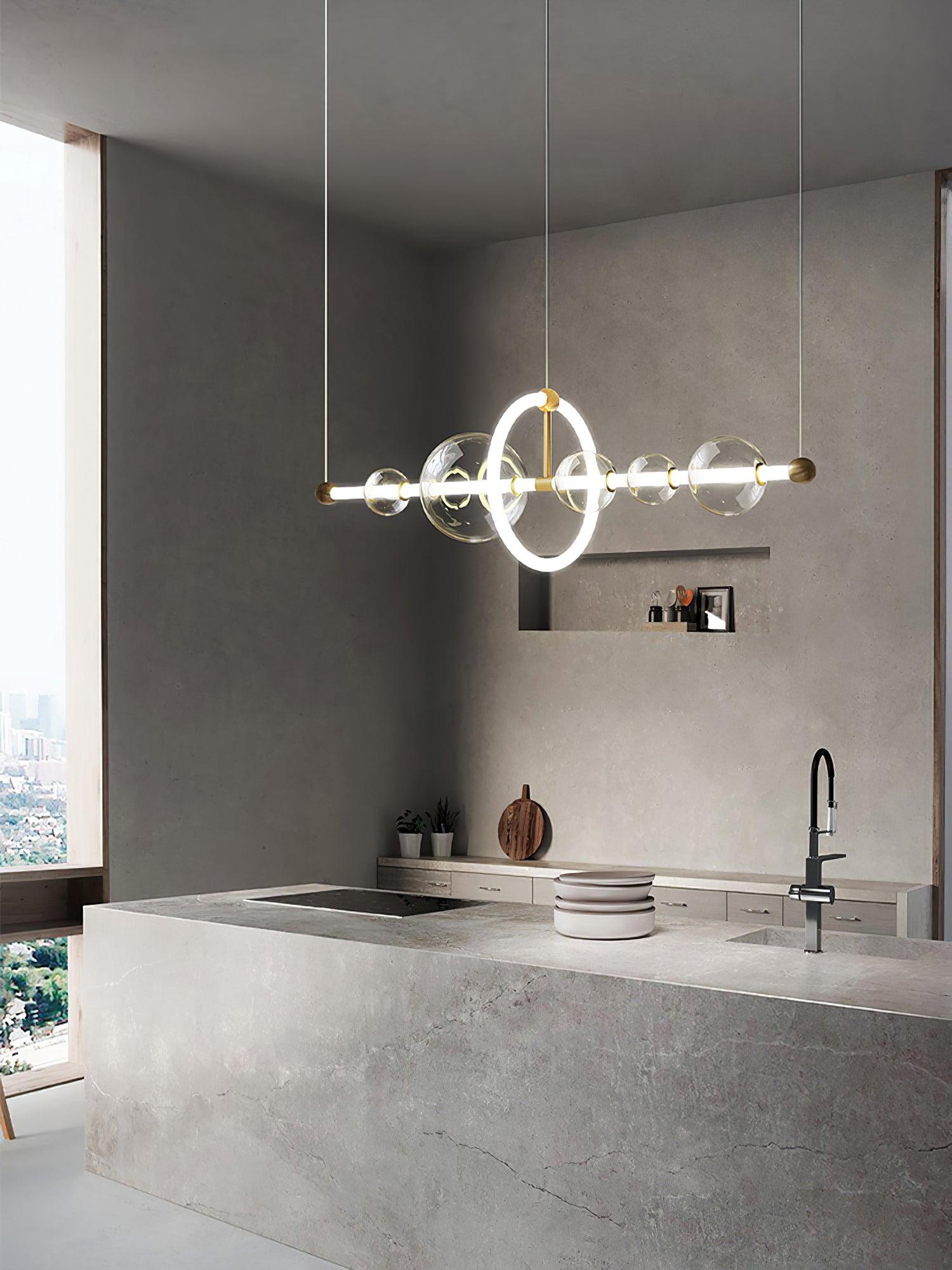 Mirele Acrylic Artistic Pendant Light-Neutral Decor