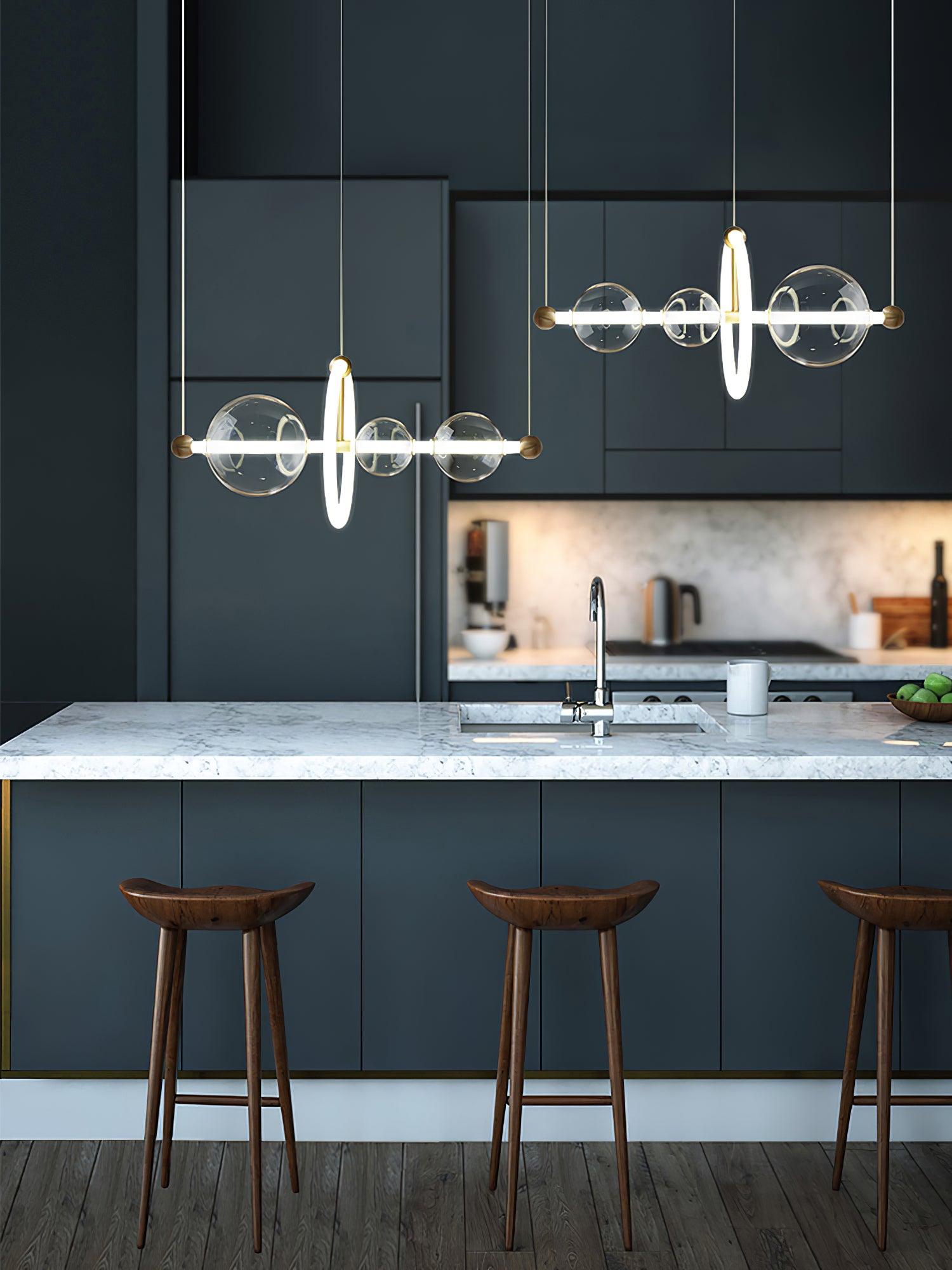 Mirele Acrylic Artistic Pendant Light-Neutral Decor