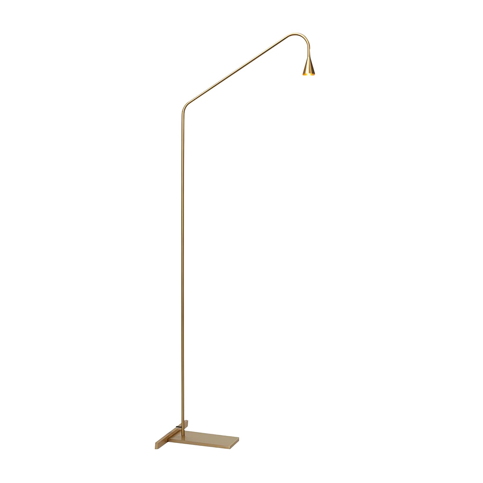 Arc Modern Gold Floor Lamp-Neutral Decor