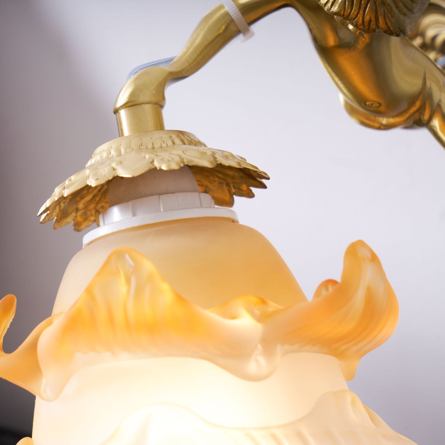 Bex Flying Angel Glass Wall Light-Neutral Decor