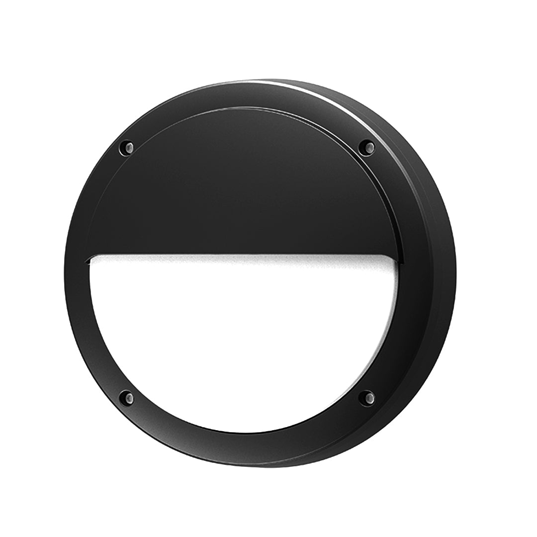 Maddox Round Minimalist Outdoor Wall Sconce
