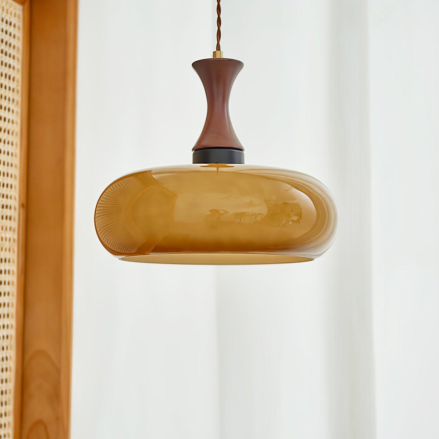 Cadenza Wood Retro Pendant Lamp-Neutral Decor