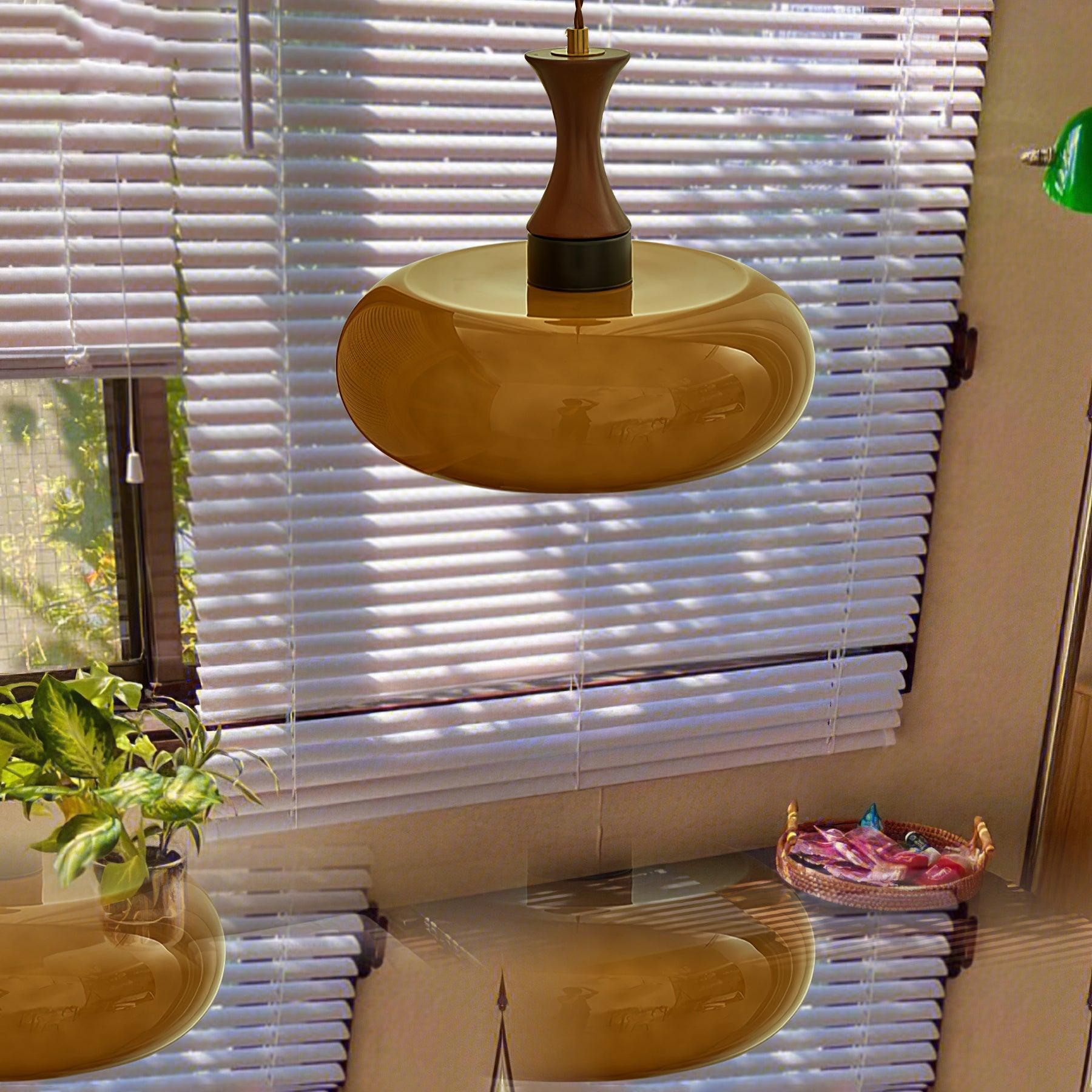 Cadenza Wood Retro Pendant Lamp-Neutral Decor