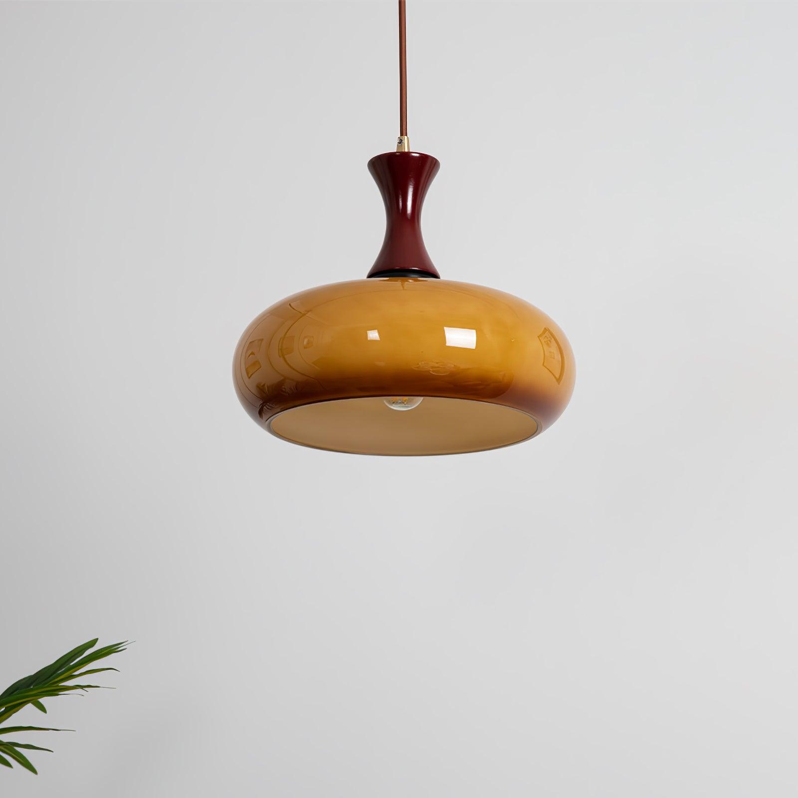 Cadenza Wood Retro Pendant Lamp-Neutral Decor