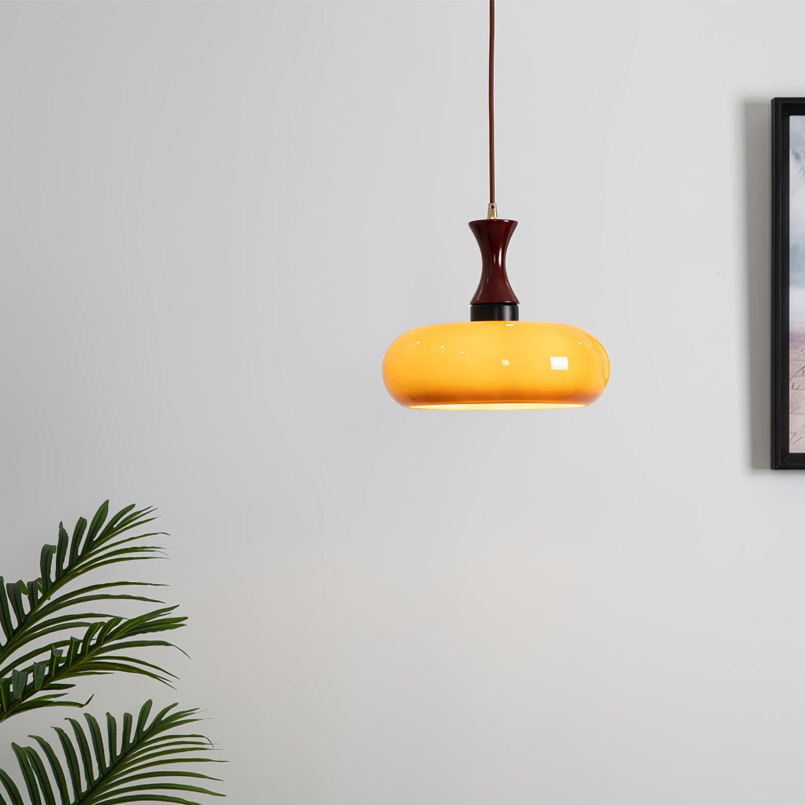 Cadenza Wood Retro Pendant Lamp-Neutral Decor