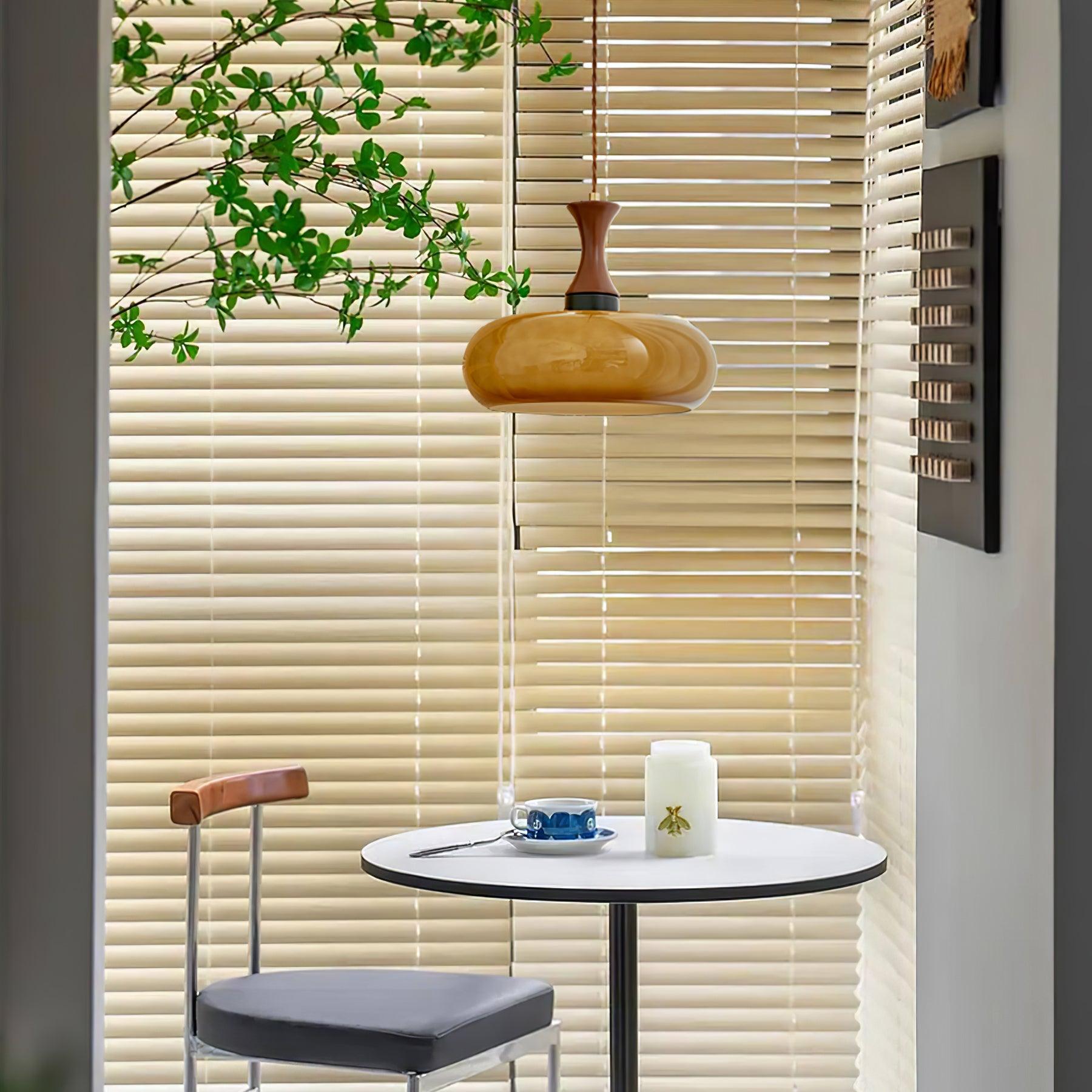 Cadenza Wood Retro Pendant Lamp-Neutral Decor