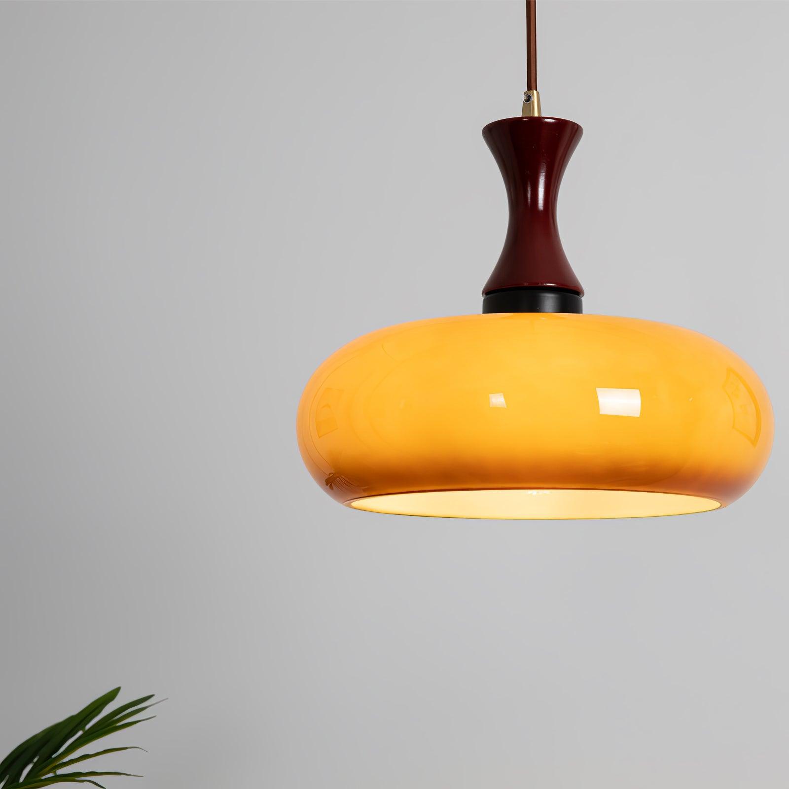 Cadenza Wood Retro Pendant Lamp-Neutral Decor