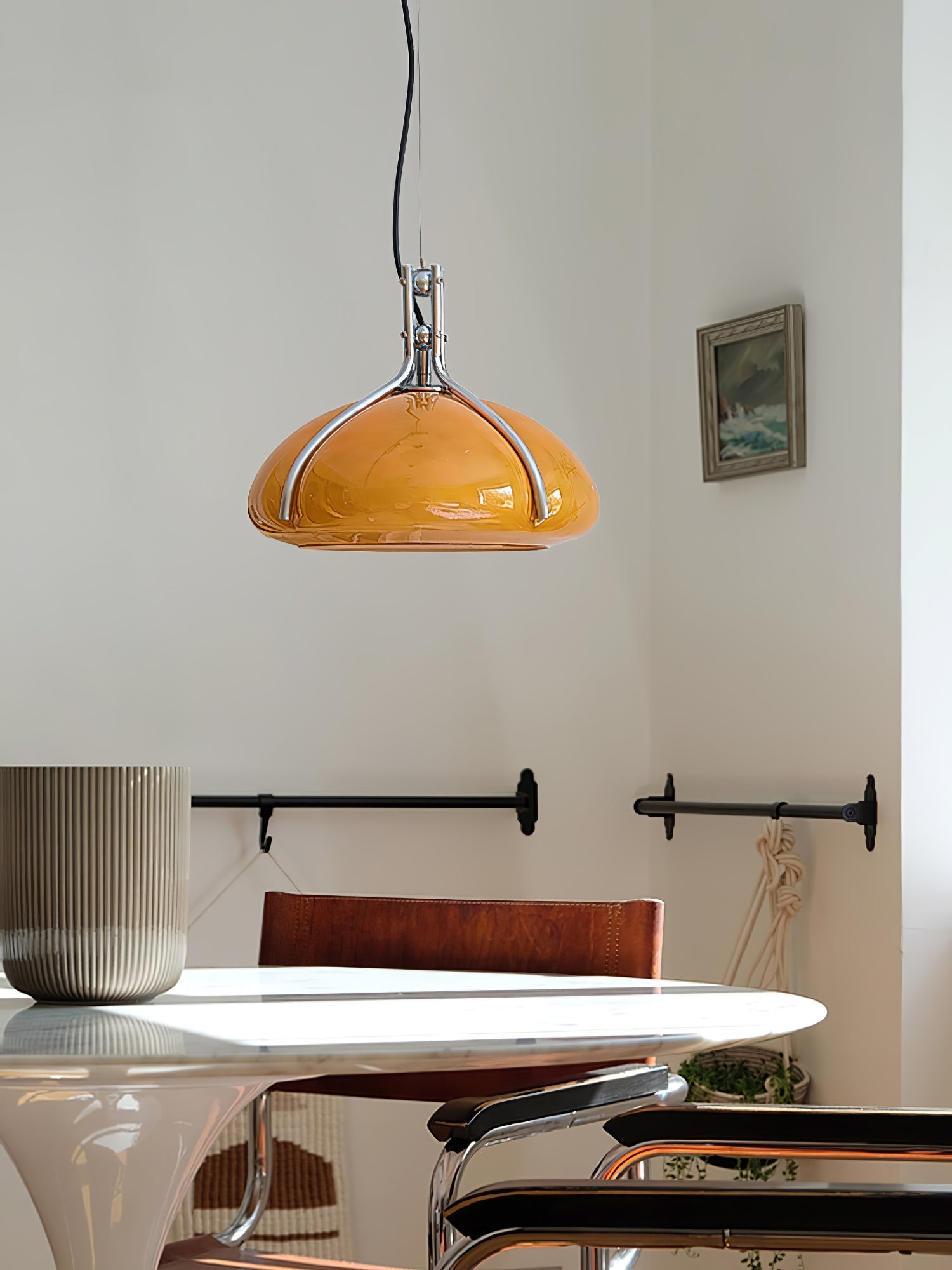Ernorora Premium Nordic Art Glass Pendant Light-Neutral Decor