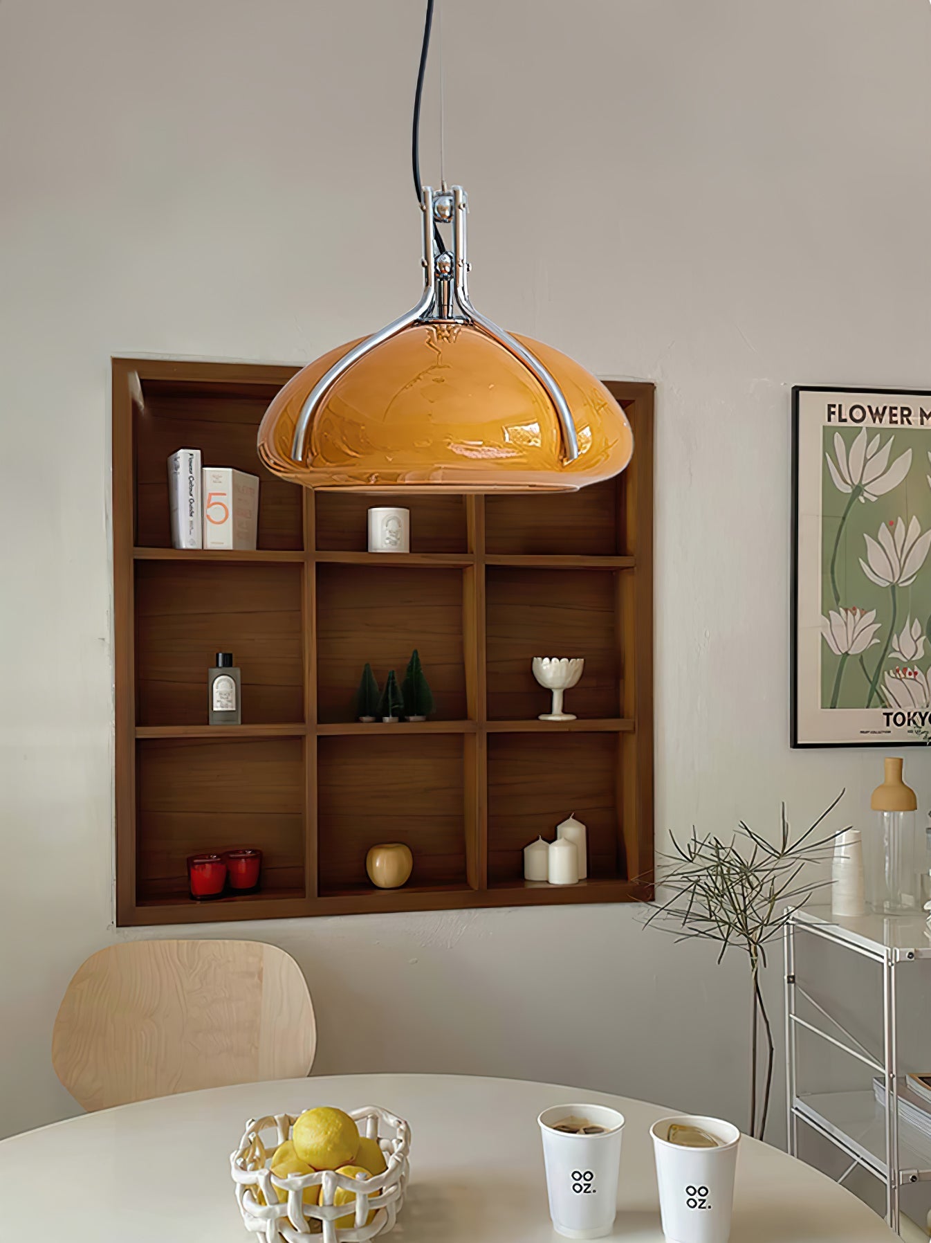 Ernorora Premium Nordic Art Glass Pendant Light-Neutral Decor