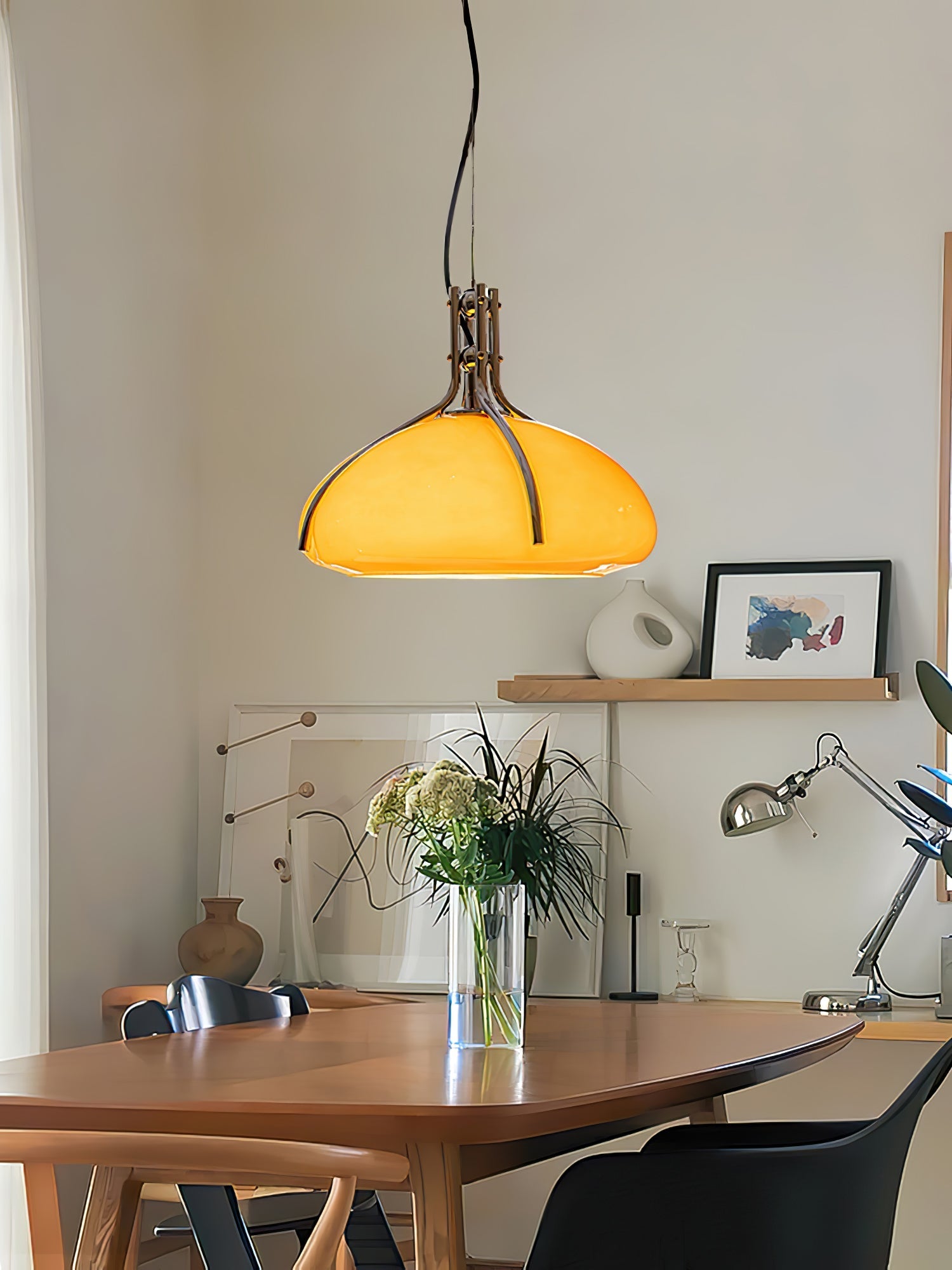 Ernorora Premium Nordic Art Glass Pendant Light-Neutral Decor