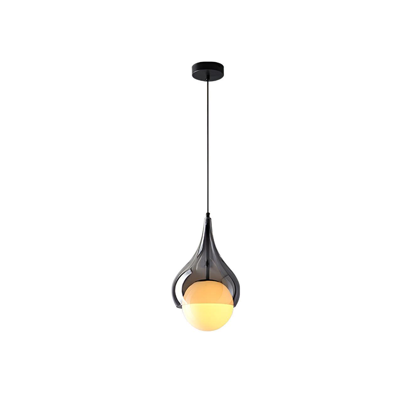 Droplet Elegant Glass Pendant Light-Neutral Decor