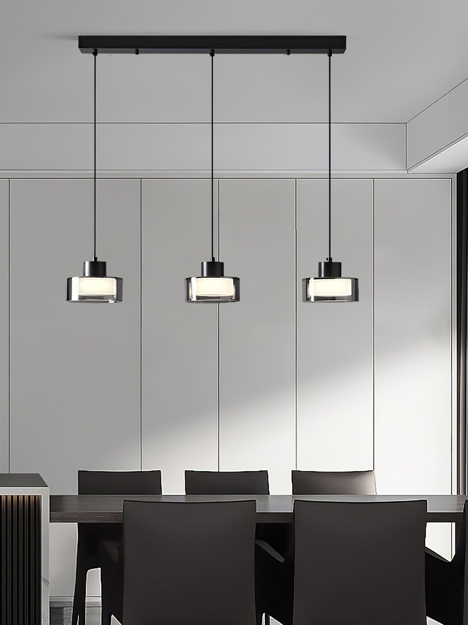 Droplet Elegant Glass Pendant Light-Neutral Decor