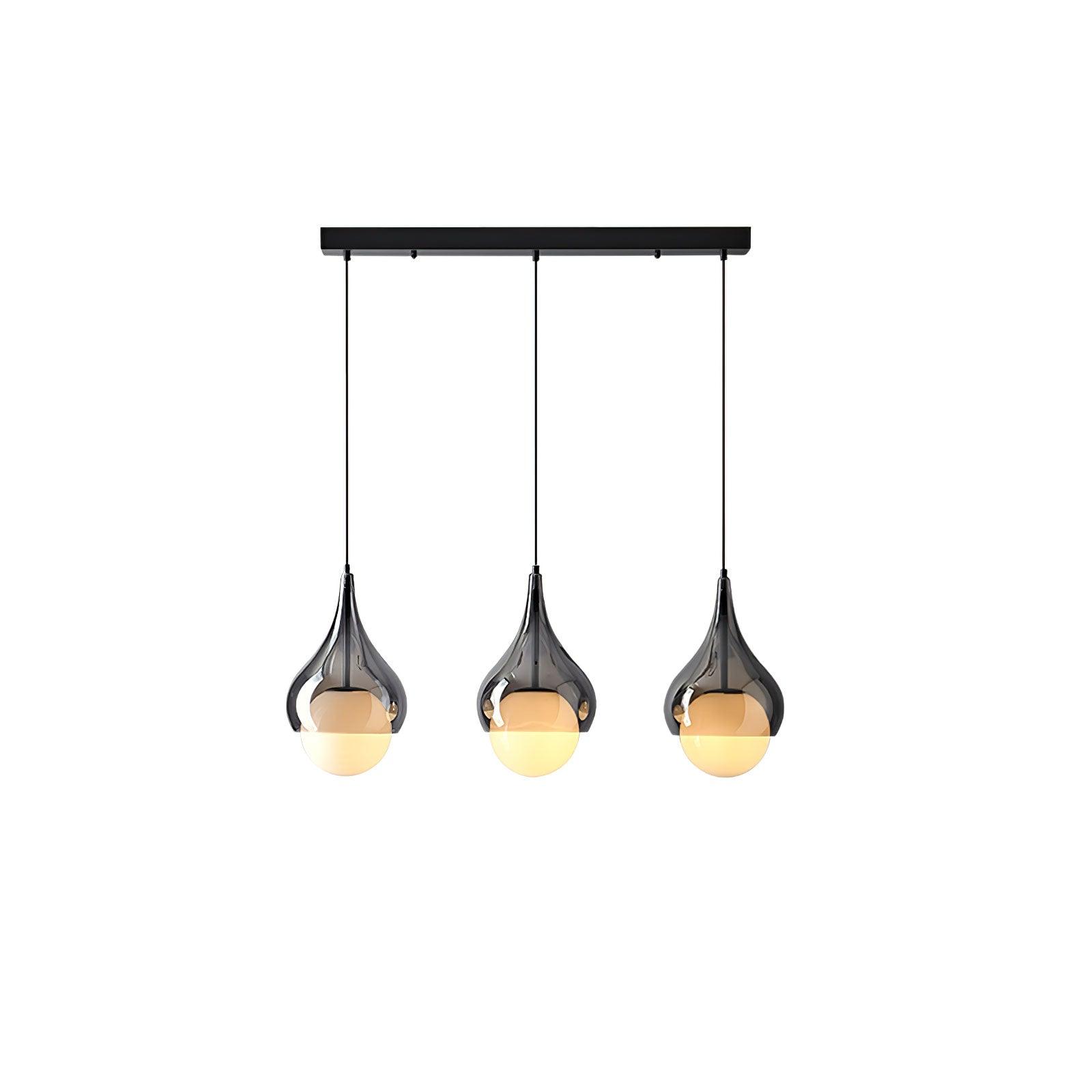 Droplet Elegant Glass Pendant Light-Neutral Decor