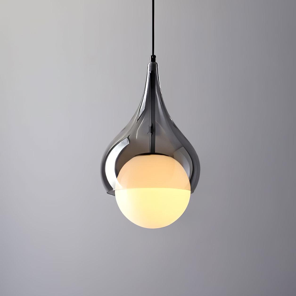 Droplet Elegant Glass Pendant Light-Neutral Decor