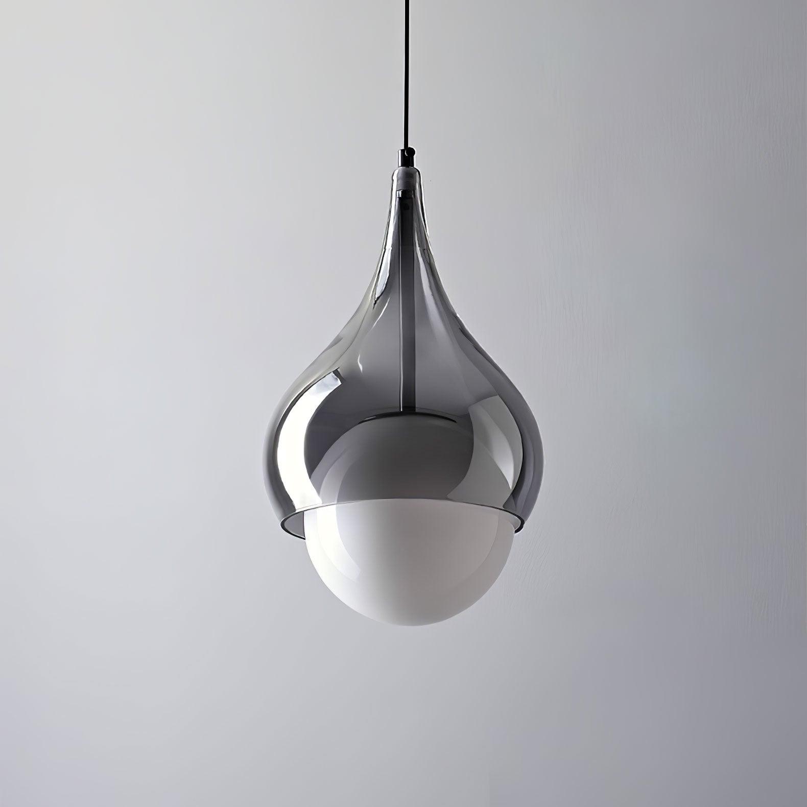 Droplet Elegant Glass Pendant Light-Neutral Decor