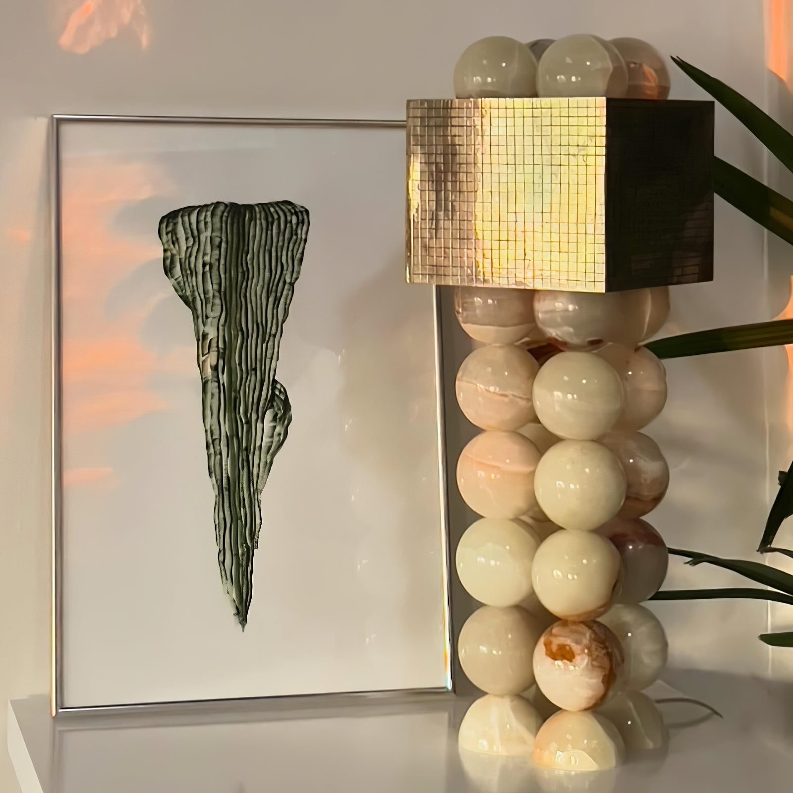 Hazel Modern MetallTable Lamp-Neutral Decor