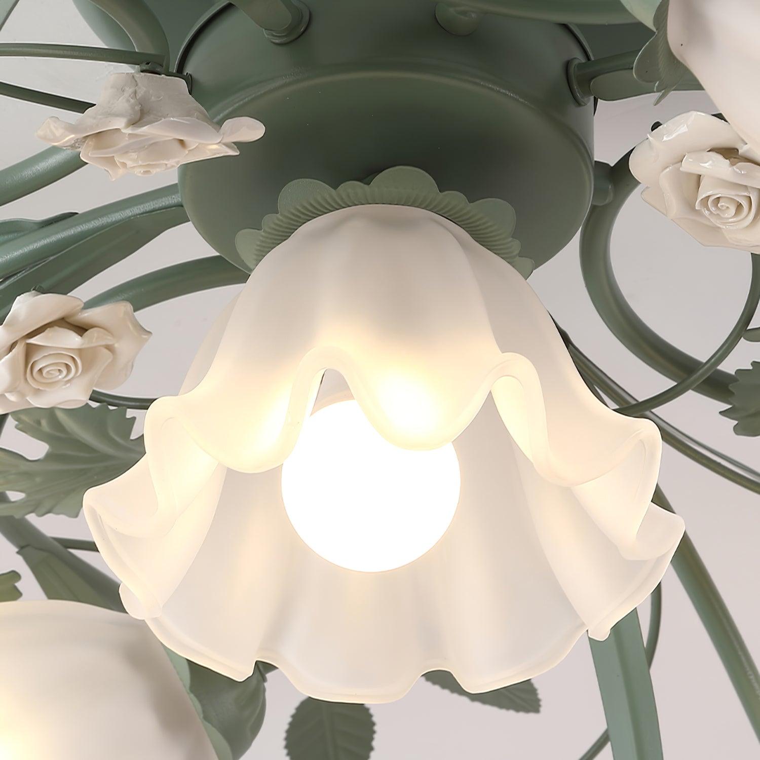 Nylirir Unique Art Classic Ceramics Ceiling Lamp-Neutral Decor
