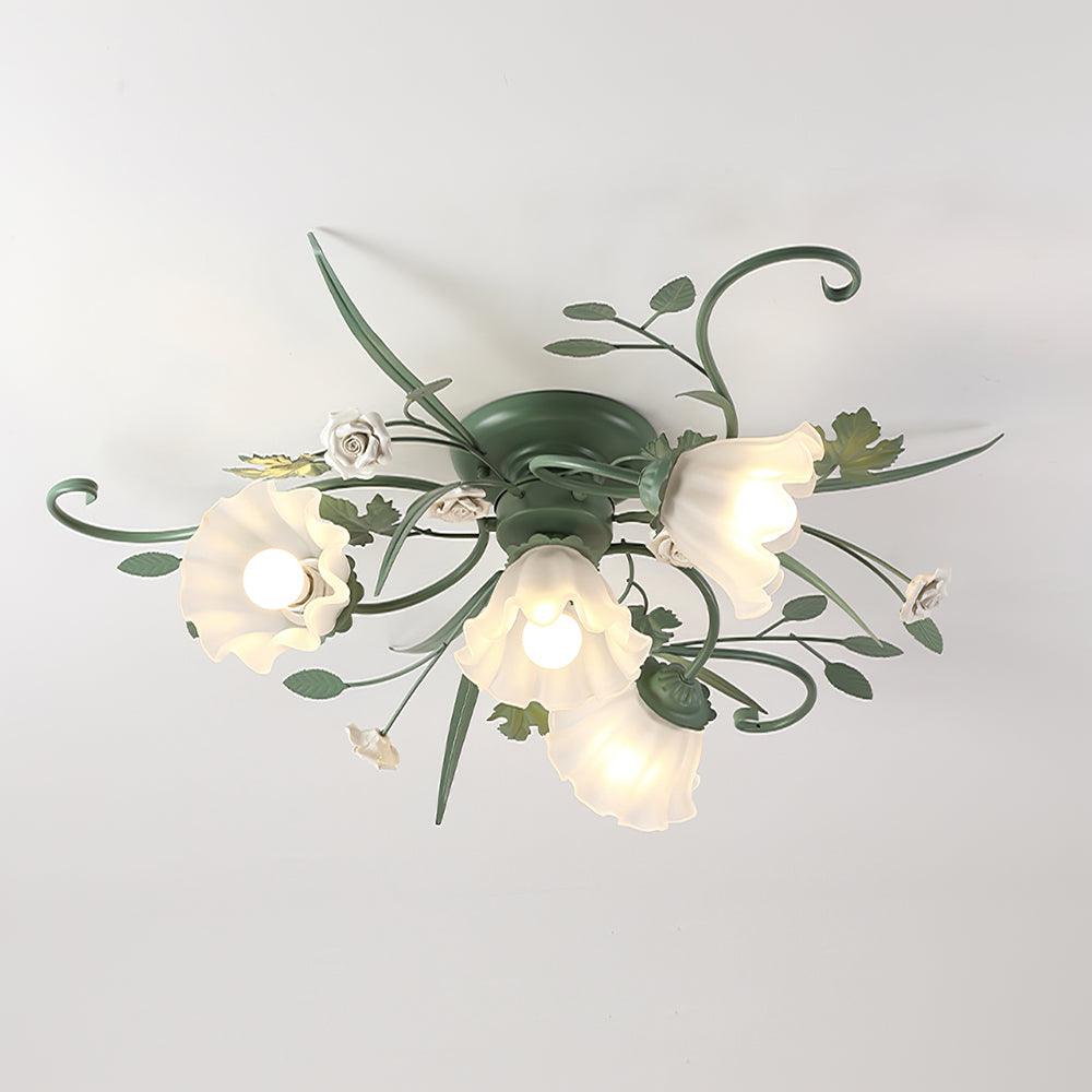 Nylirir Unique Art Classic Ceramics Ceiling Lamp-Neutral Decor