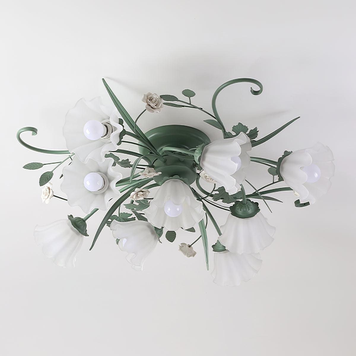 Nylirir Unique Art Classic Ceramics Ceiling Lamp-Neutral Decor