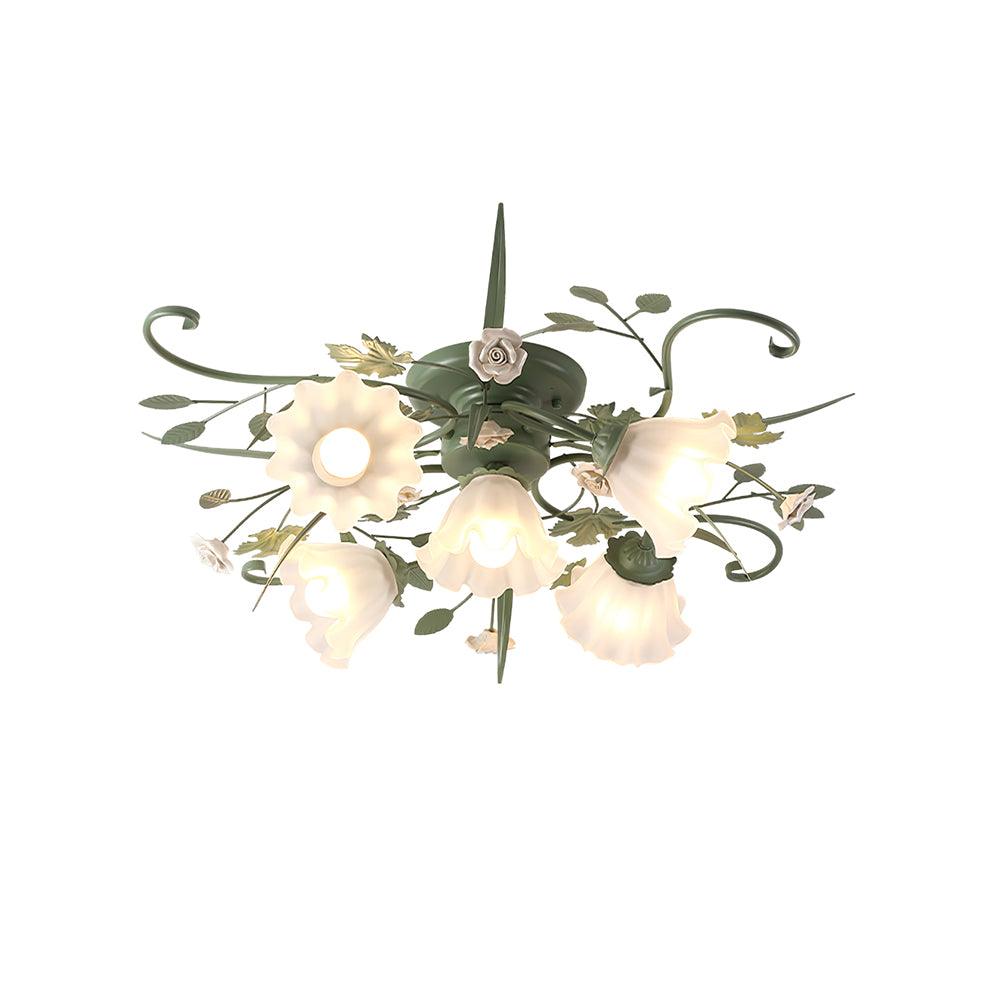Nylirir Unique Art Classic Ceramics Ceiling Lamp-Neutral Decor