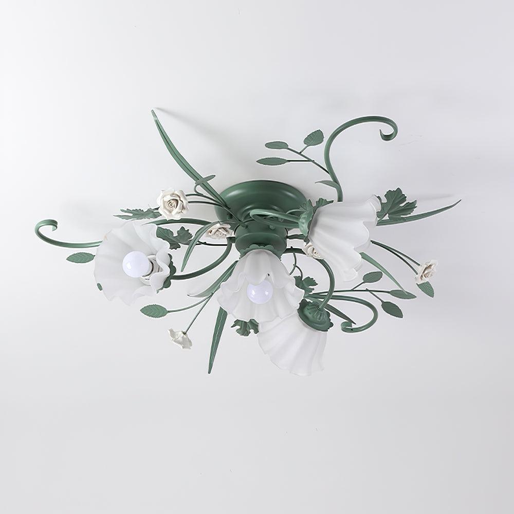 Nylirir Unique Art Classic Ceramics Ceiling Lamp-Neutral Decor